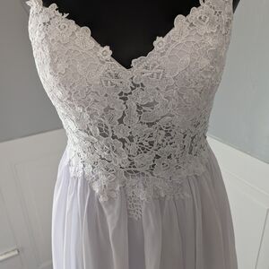 Source Unknown Lace Wedding Dress in White